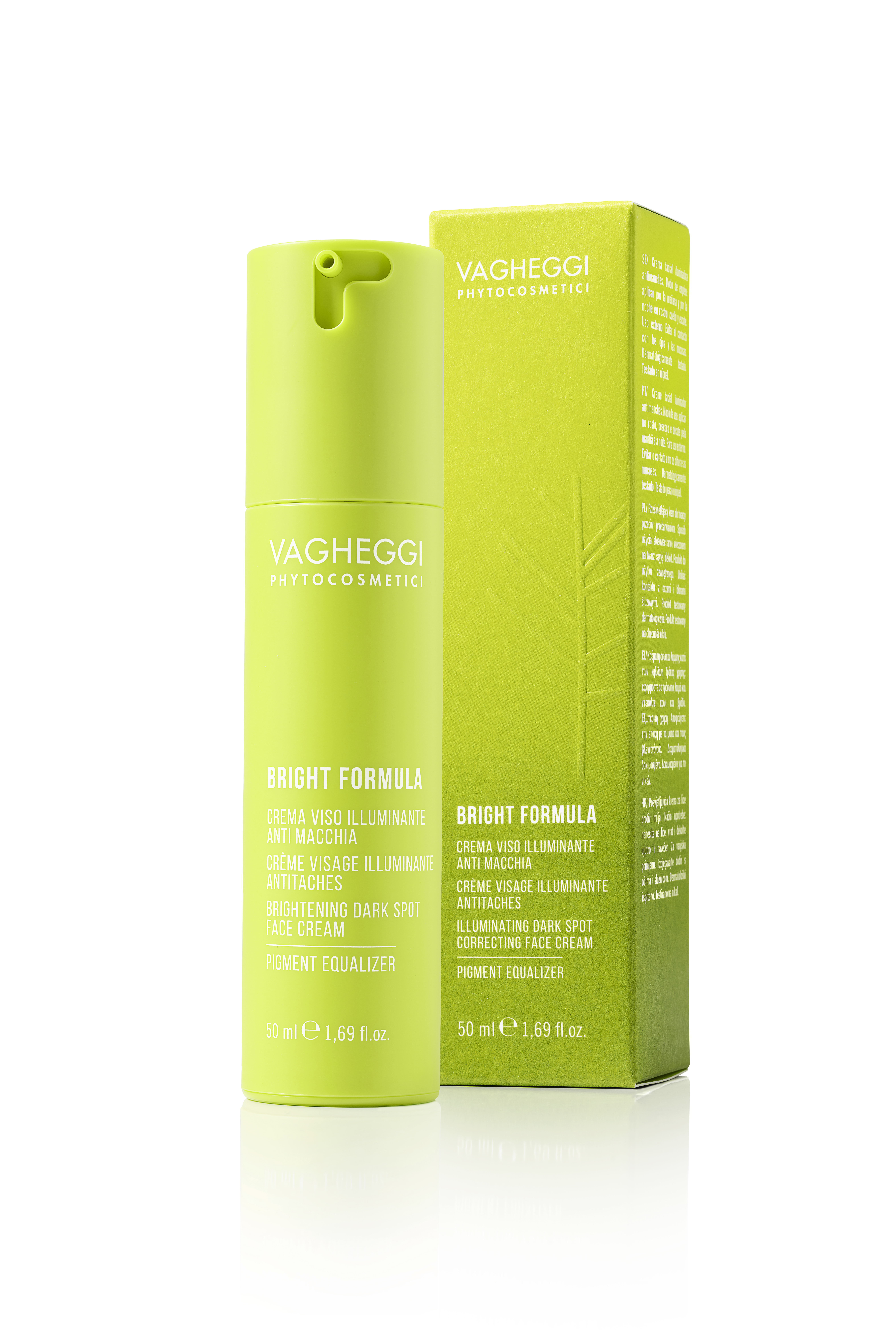 Bright Formula Brightening Dark Spot Face Cream – Pigment Equalizer verpakking en tube