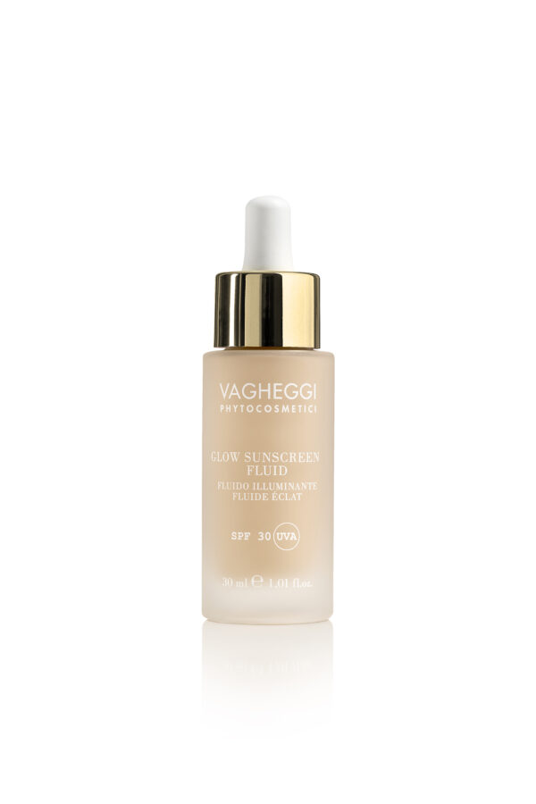 Radiant Glow Sunscreen Fluid SPF30 30ml – Bescherming & Stralende Finish
